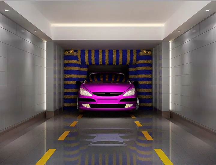 Luxury car garage themed room