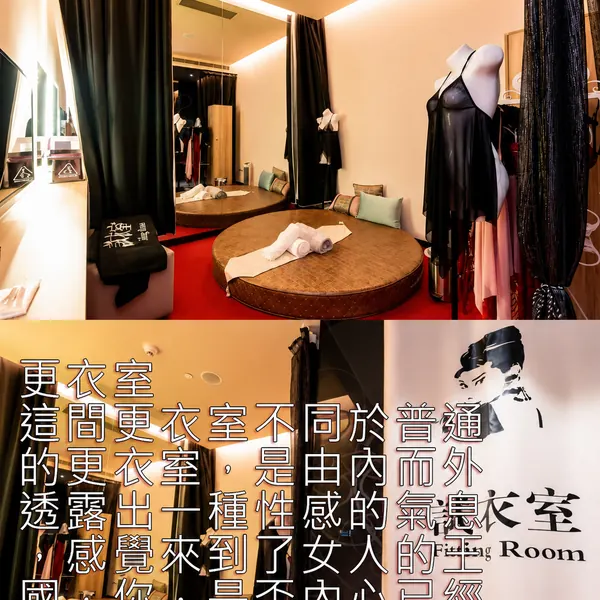 試衣間主題拼圖介紹場景照片